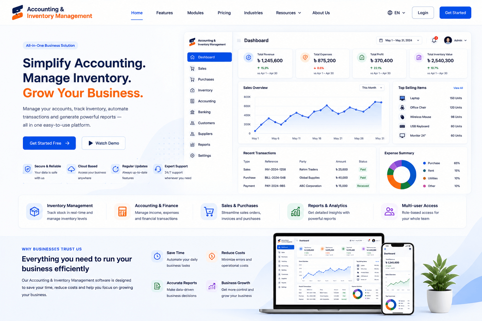Accounting & Inventory Management